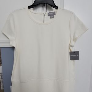 Liz Claiborne white  zip up shirt.